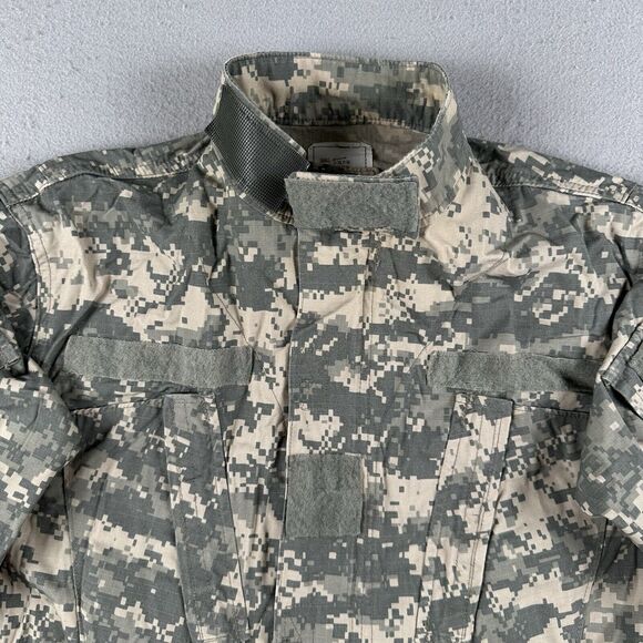 US Military ACU Army Combat Uniform Coat UCP Digital Camo Ripstop Small Reg - Picture 4 of 16